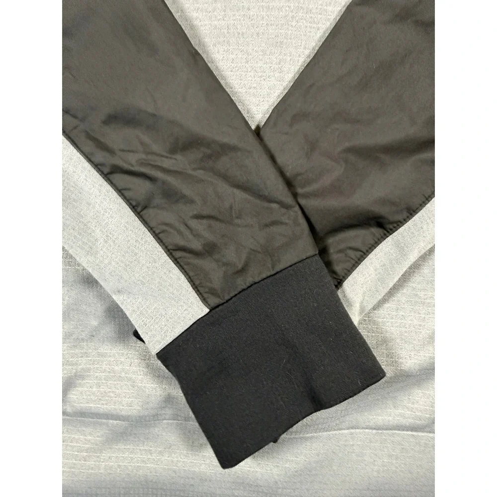 The North Face Mens Mountain Athletics Full Zip Hoodie Black Grey Medium